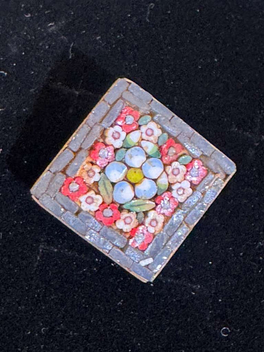 A group of seven Micro Mosaic Pins