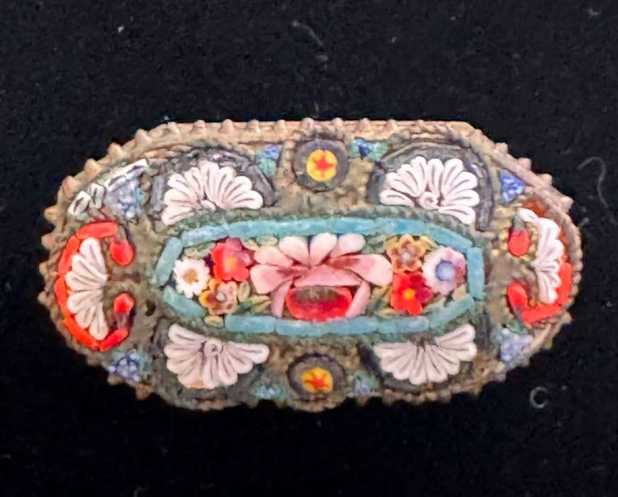 A group of seven Micro Mosaic Pins