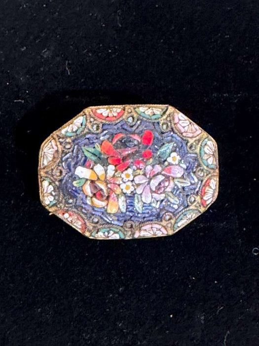 A group of seven Micro Mosaic Pins