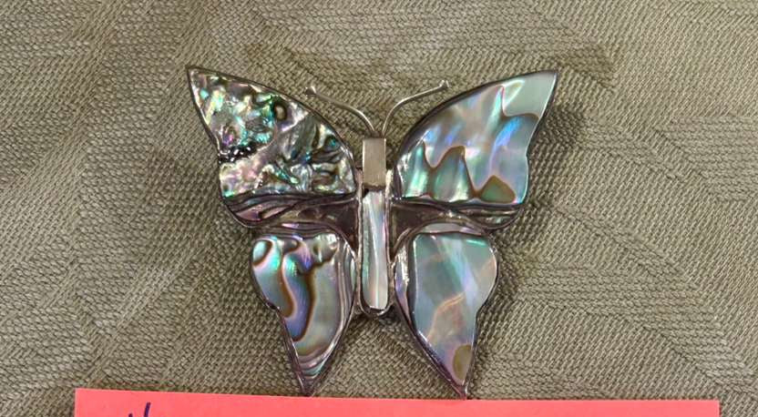 S.S. Butterfly w/ Abalone Pin