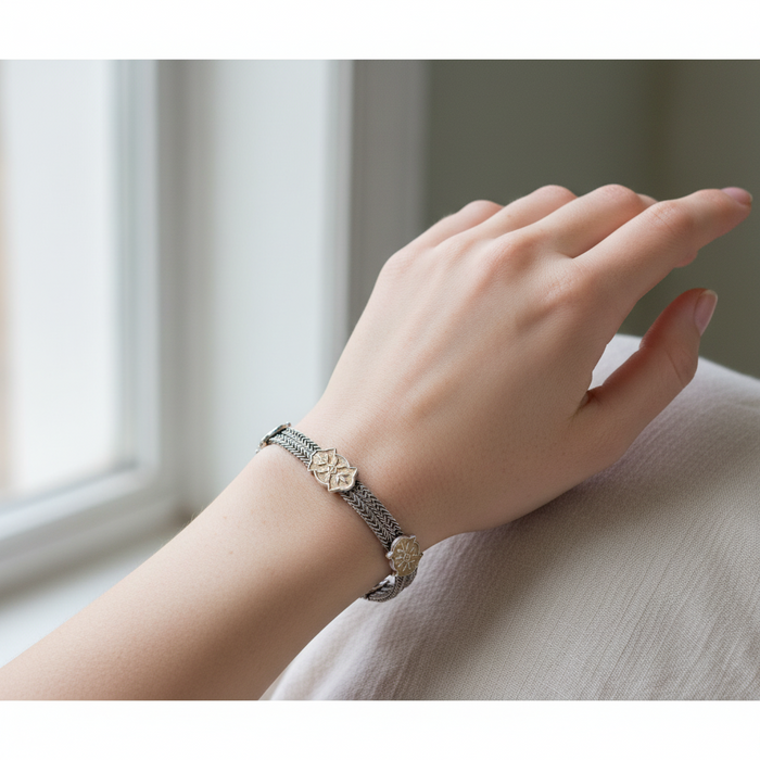 Sterling Bracelet w/ Spacers