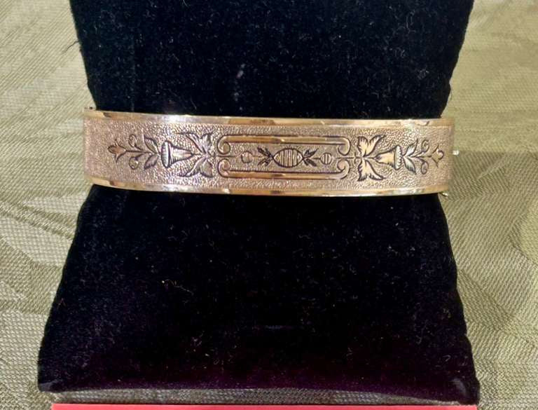 Victorian Bangle w/ Enamel