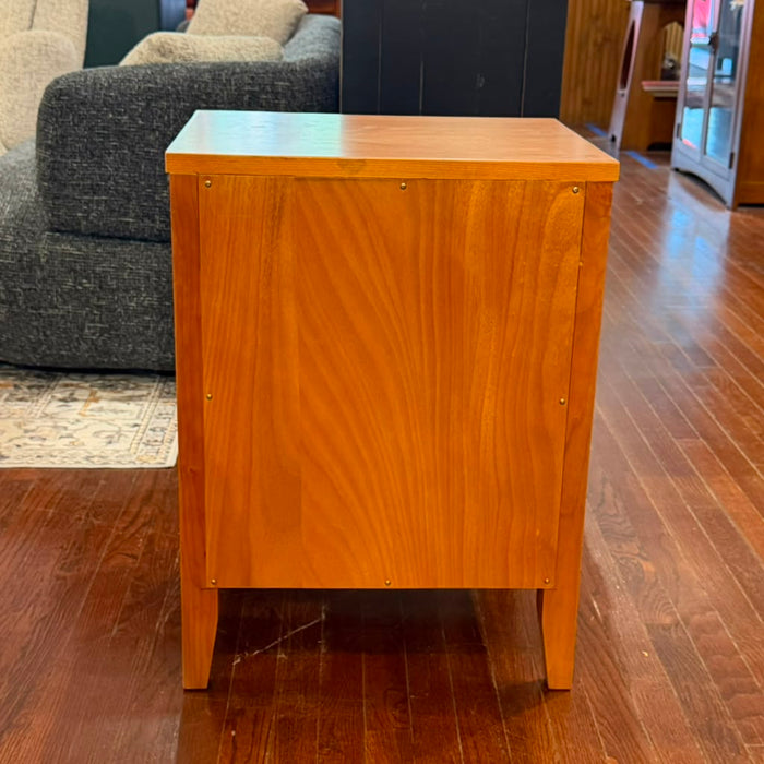 Heritage Cherry Solid Cherry Wood 3-Drawer Nightstand / End Table