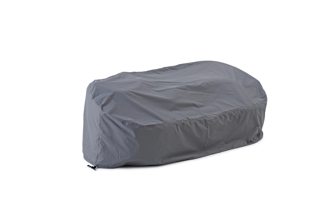 Serene Outdoor Modern Sofa - 83",  Gray Bouclé All-Weather