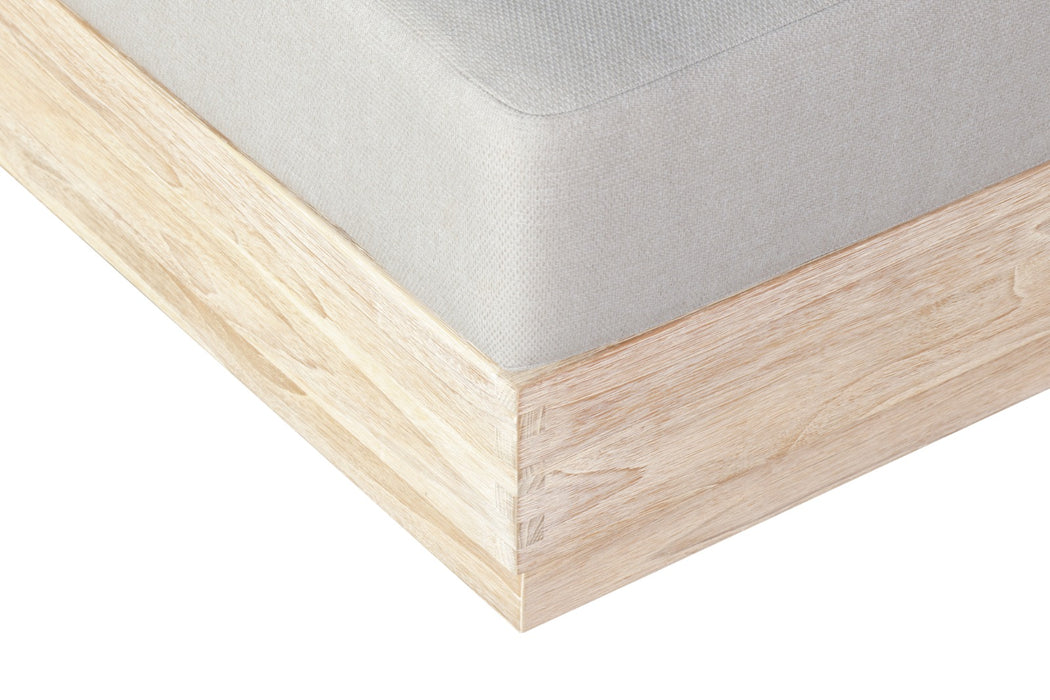 Paradiso Outdoor Teak Natural Ottoman