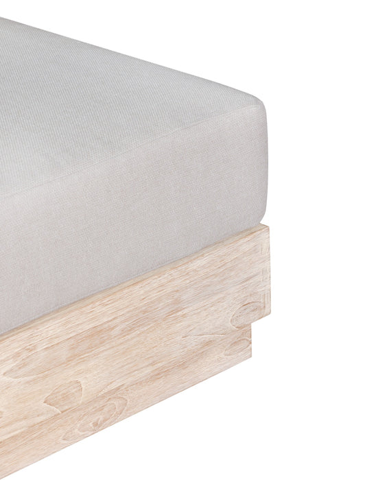Paradiso Outdoor Teak Natural Ottoman