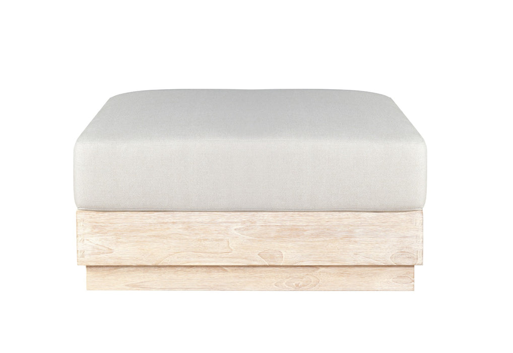 Paradiso Outdoor Teak Natural Ottoman