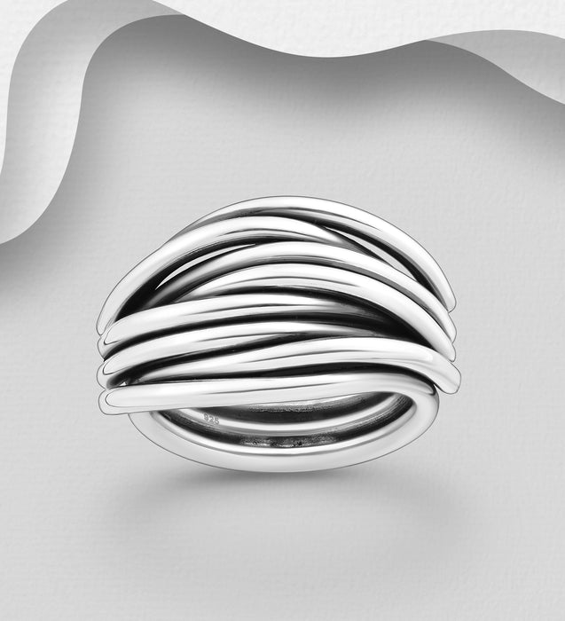 Sterling Silver Oxidized Ring