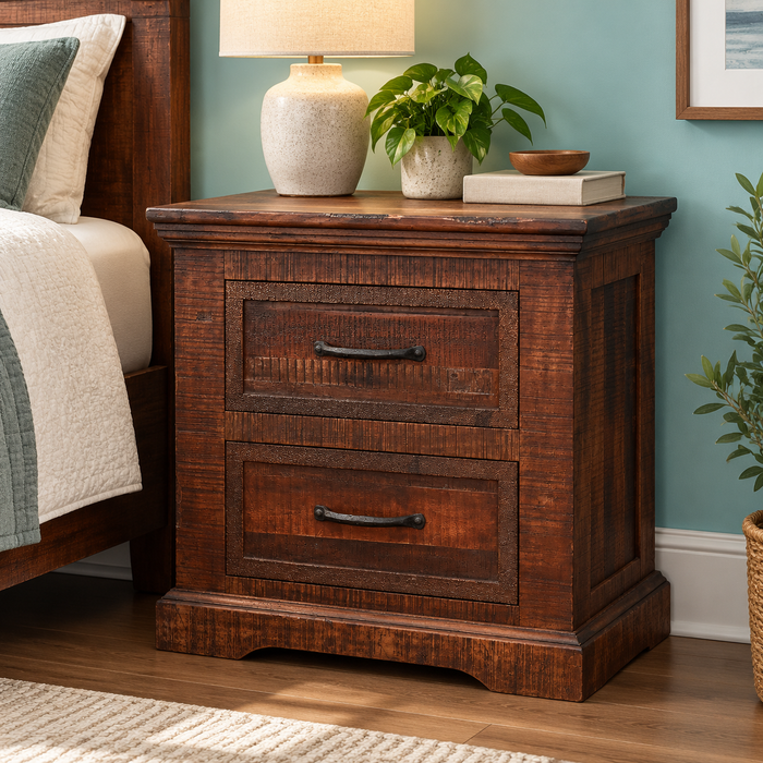 Benson Two Drawer Nightstand