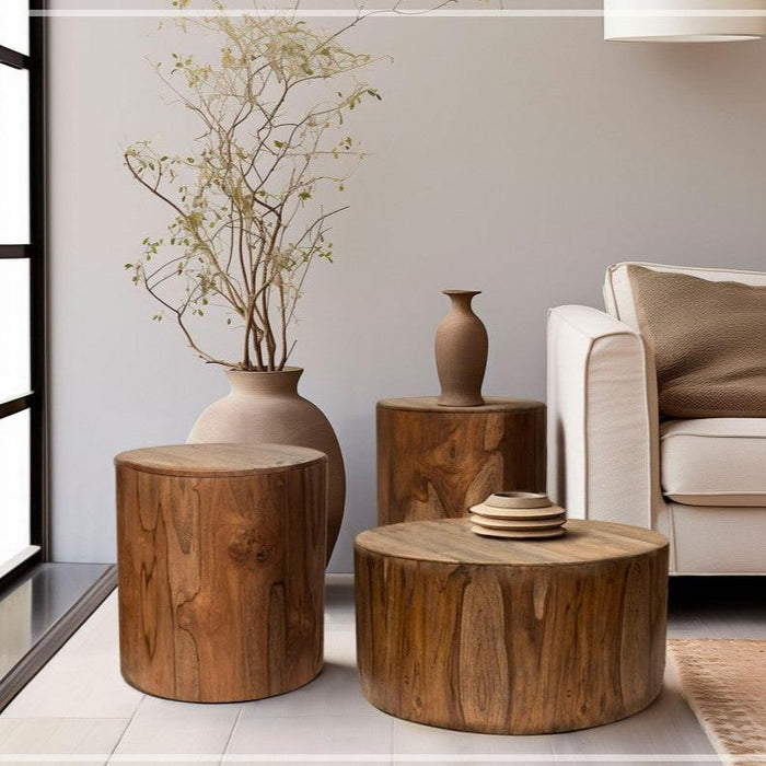 Buy Charleston Solid Wood Living Room Table Set Online in USA