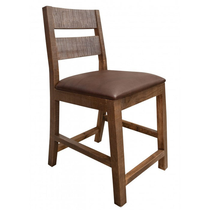 Bayshore Solid Wood Multi Color Bar Stool - Set of 2