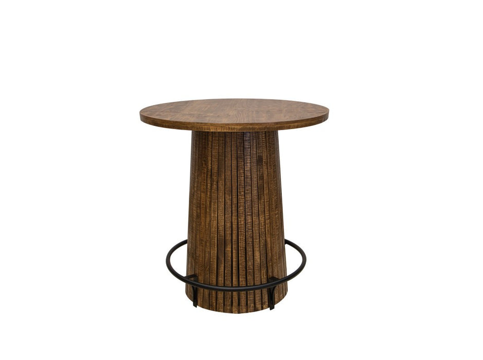 Osiris Rustic Solid Wood Bistro Table and Chairs Set