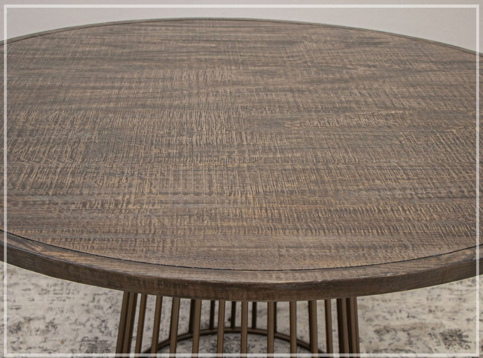 Malta Solid Wood Round Dining Table Set
