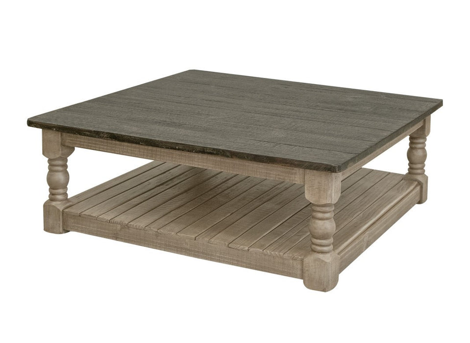 Aria Pine Wood Living Room Table Set