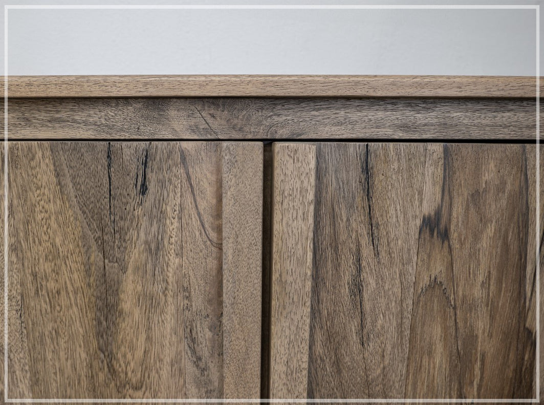 Multi Purpose Console Lotus Rustic Modern 4 Door Multi Purpose Console — Crafters and Weavers