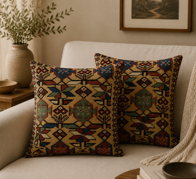 Persian-Inspired Luxurious Accent Cushions