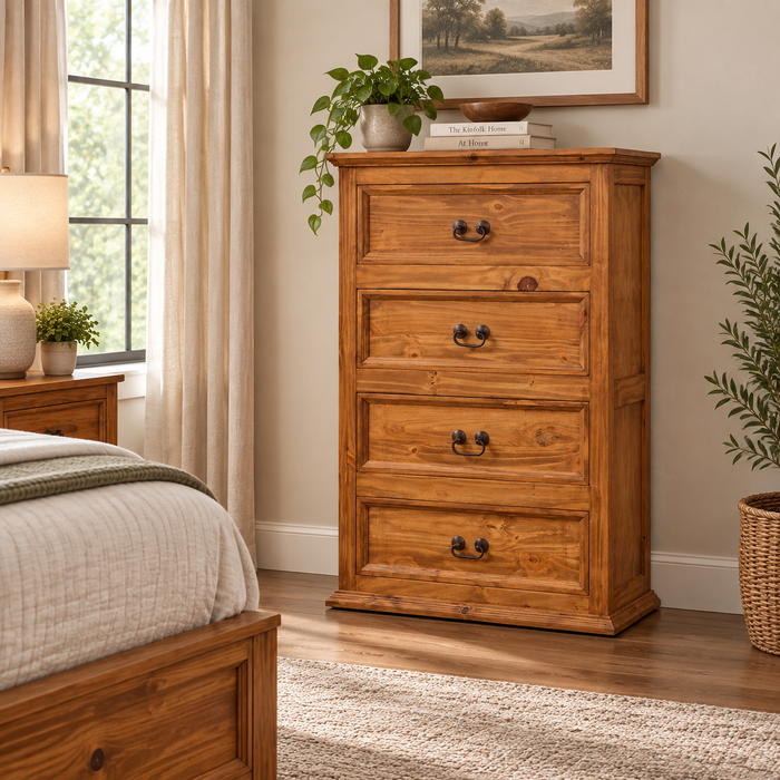 Montclare 4 Drawer Dresser - Natural