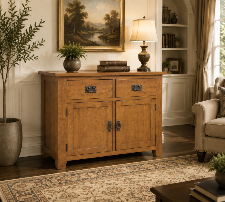 Mission 2 Door 2 Drawer Sideboard, Console - Michael's Cherry