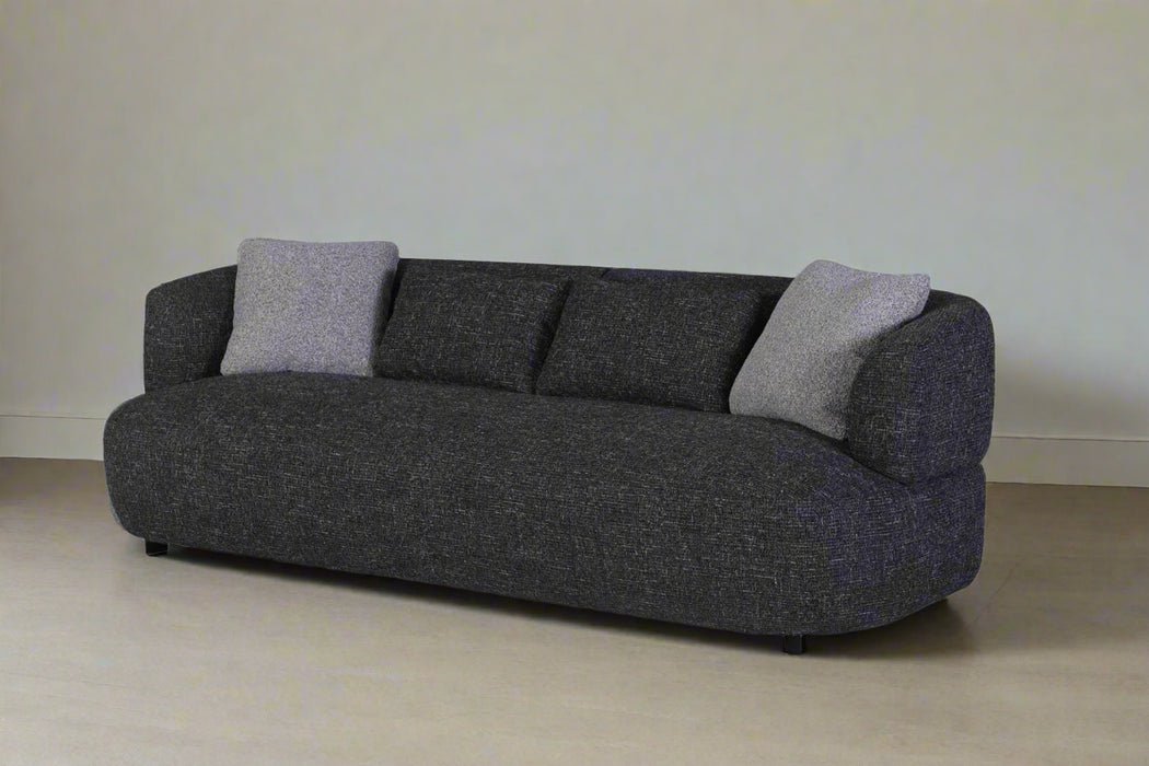 Vista Collection Mid-Century Modern 3-Seater Sofa - 92"