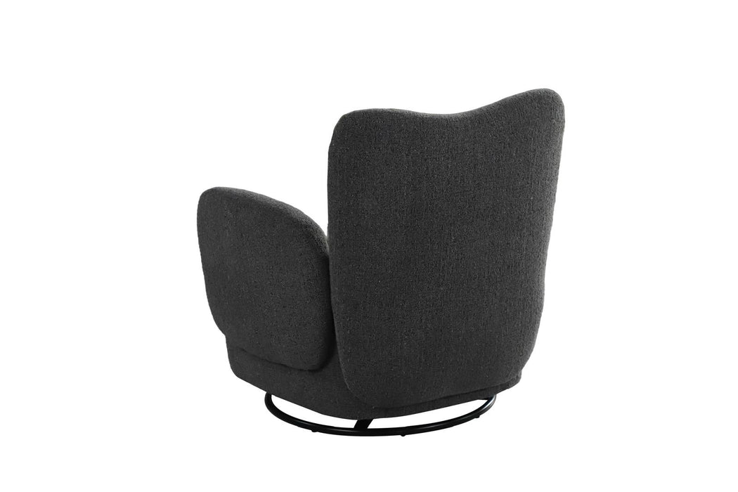 Atlas Modern Fabric Swivel Arm Chair