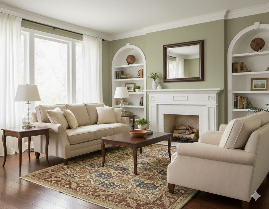 Timeless Beauty, Woven by Hand. Antique Persian Afshar Rug, size 5' 2" x 6' 2"  (F)