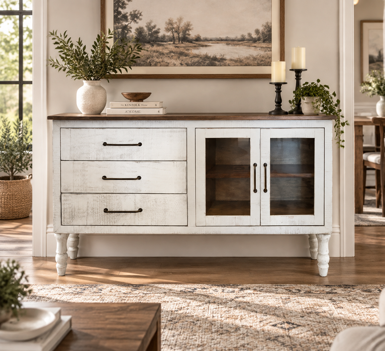 Avalon Rustic Farmhouse Sideboard (2 Color Options)