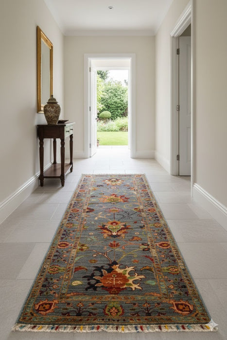 Sultanabad Hand Made 100% Wool Rug - Runner  2' 8" x 9' 10"