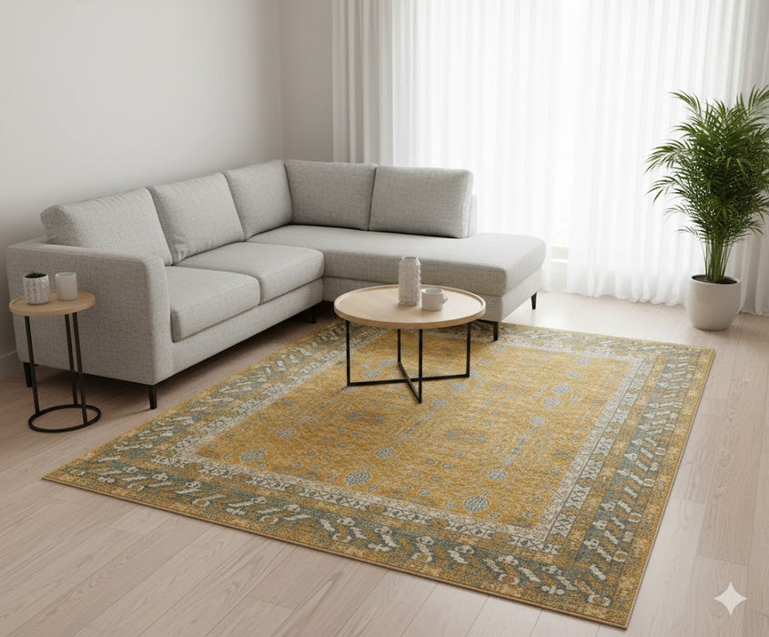 Khotan Pomegranate design Oriental Rug, 8' x 10' (D)