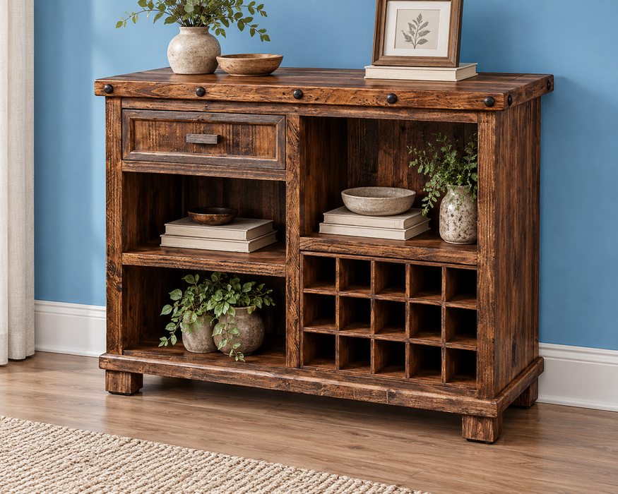 Westgate Bar with Wine Cabinet