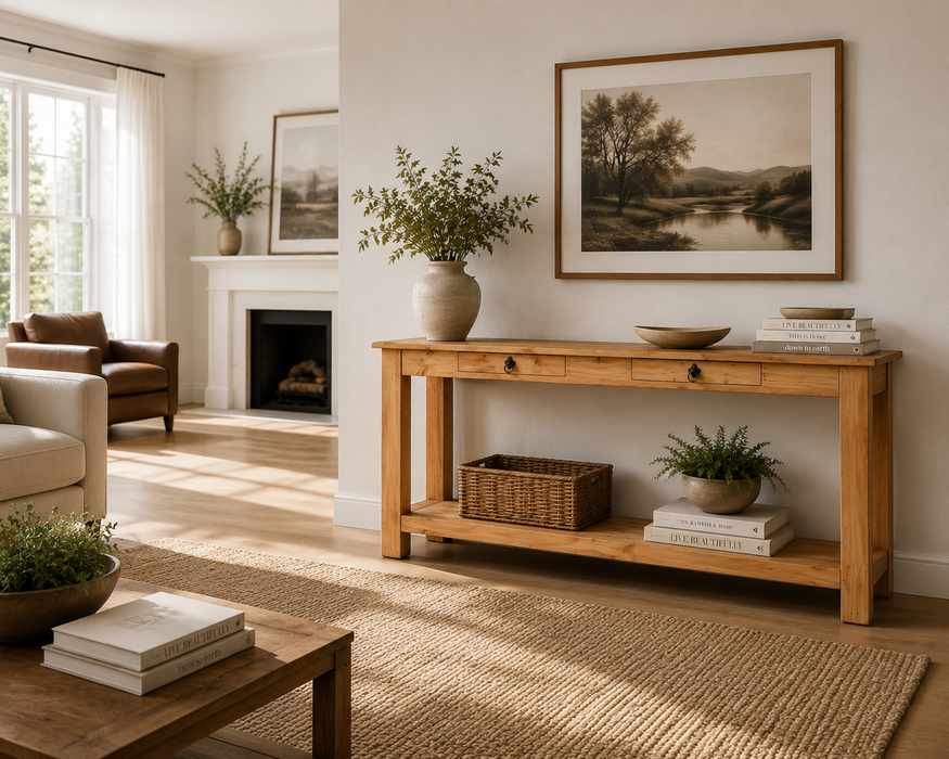 Montclare Console Table - Natural