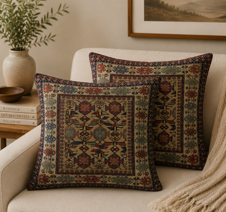 Persian-Inspired Luxurious Accent Cushions