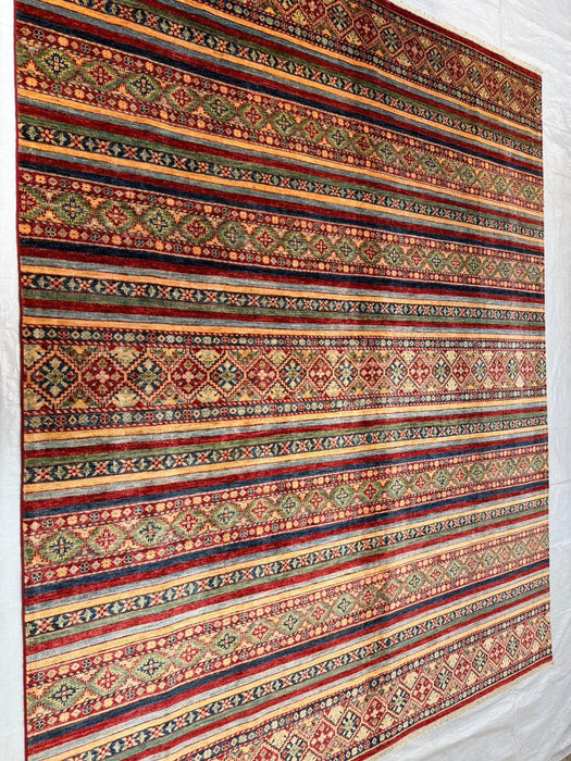 Hand-Knotted Vegetable Dye Bakhtiar Rug from Pakistan,  8' x 10'