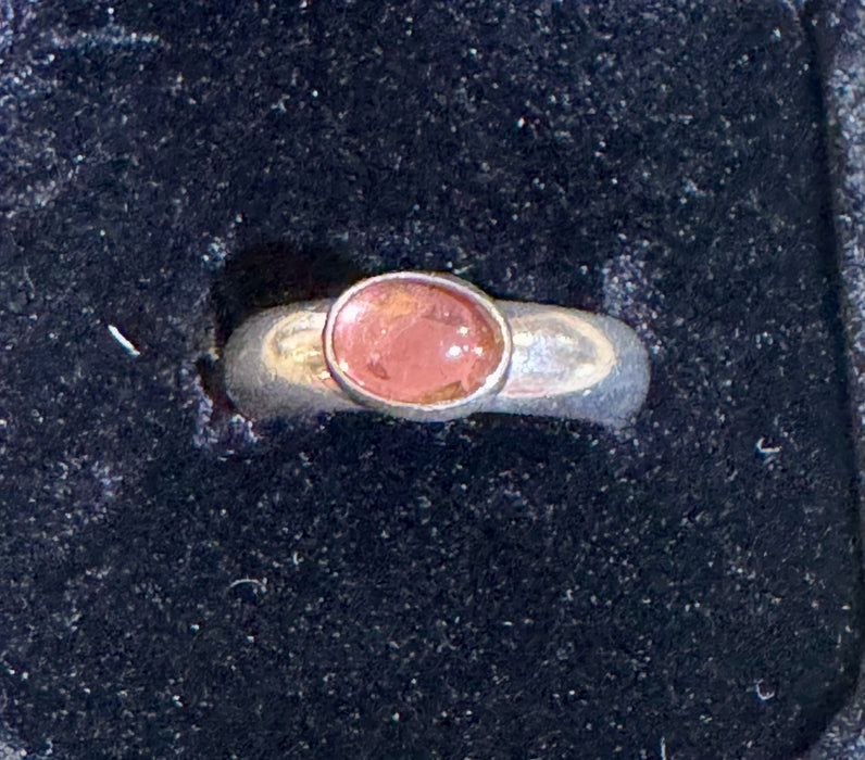 SS Pink Tourmaline Ring