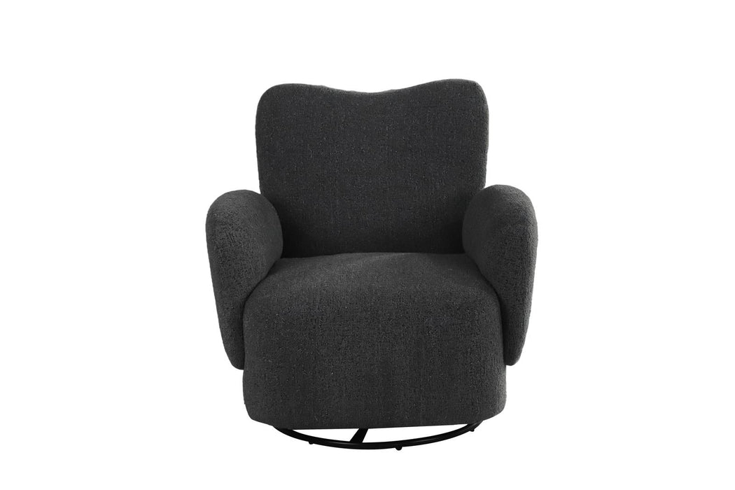 Atlas Modern Fabric Swivel Arm Chair