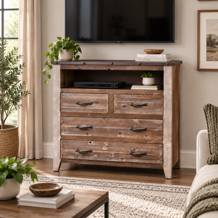 Addison Loft 4 Drawer Media Chest