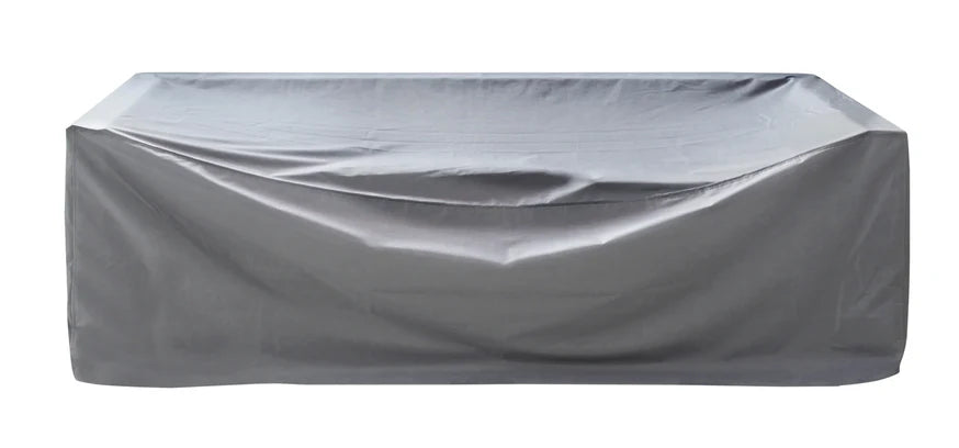 Cypress Teak Wood Sofa with Gray Color Rope Design