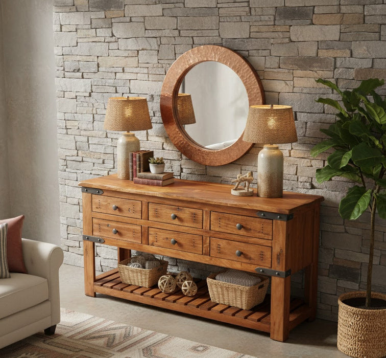 Granville Parota Wood Console - 63"