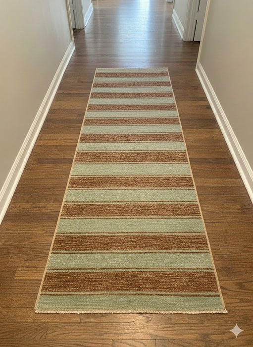 Hand-Knotted Sultanabad Vegetable-Dyed Wool Rug, 2' 2" x 6' (K)