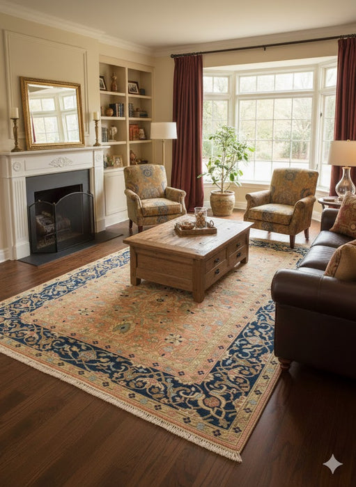 Timeless Beauty, Woven by Hand. Antique Persian Rug, size 5" x 8" (F)