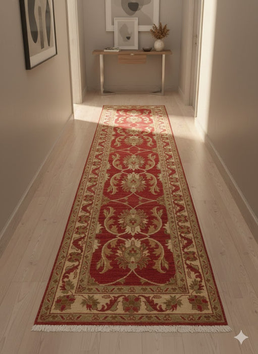 Hand-Knotted Sultanabad Vegetable-Dyed Wool Rug, 2' 8" x 8' 10" (K)