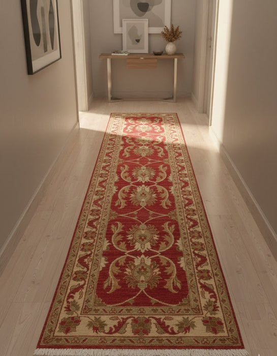 Hand-Knotted Sultanabad Vegetable-Dyed Wool Rug, 2' 8" x 8' 10" (K)