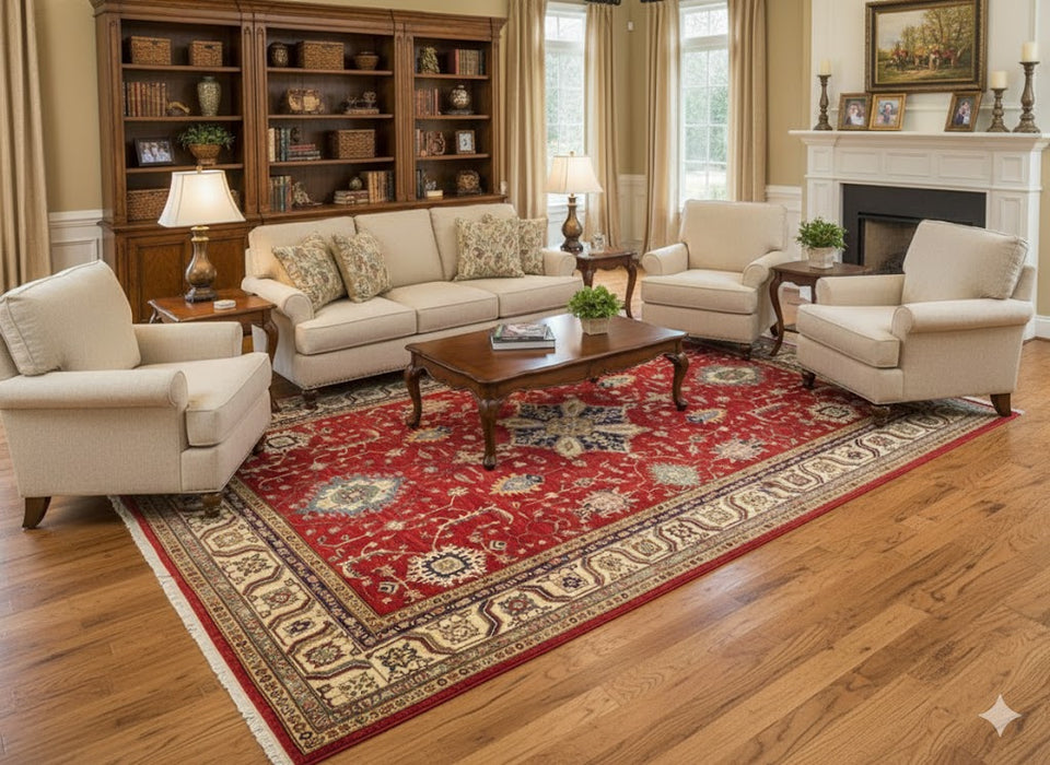 Kazak Hand Made 100% Wool Rug 8'7" x 12' 4"