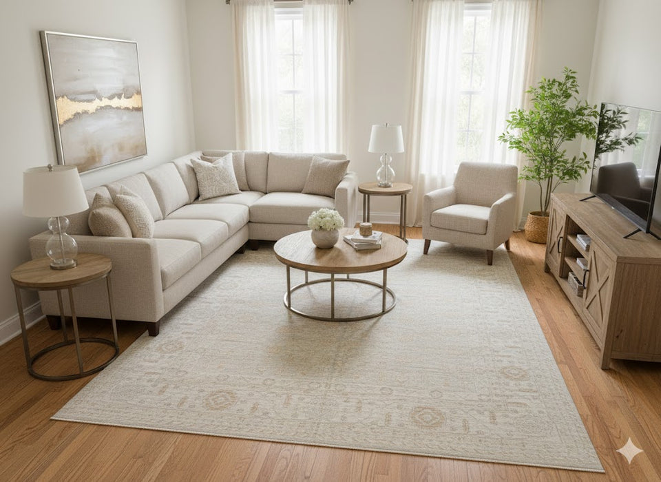 Hand-Knotted Sultanabad Vegetable-Dyed Wool Rug, 10' 3" x 12' 10"  (K)