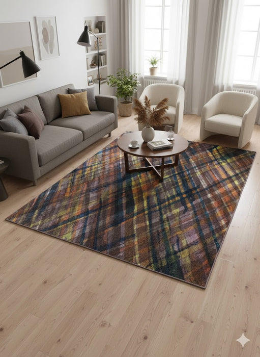 Persian-Inspired. Modern Defined. Turkish Made Rug, size 5' 3" x 7' 4" (O) machine