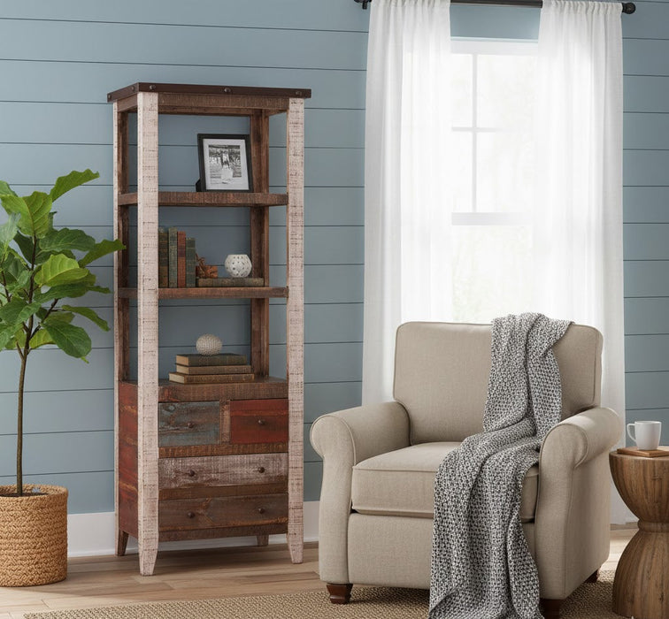 Bayshore Multi-Color Pier Bookcase