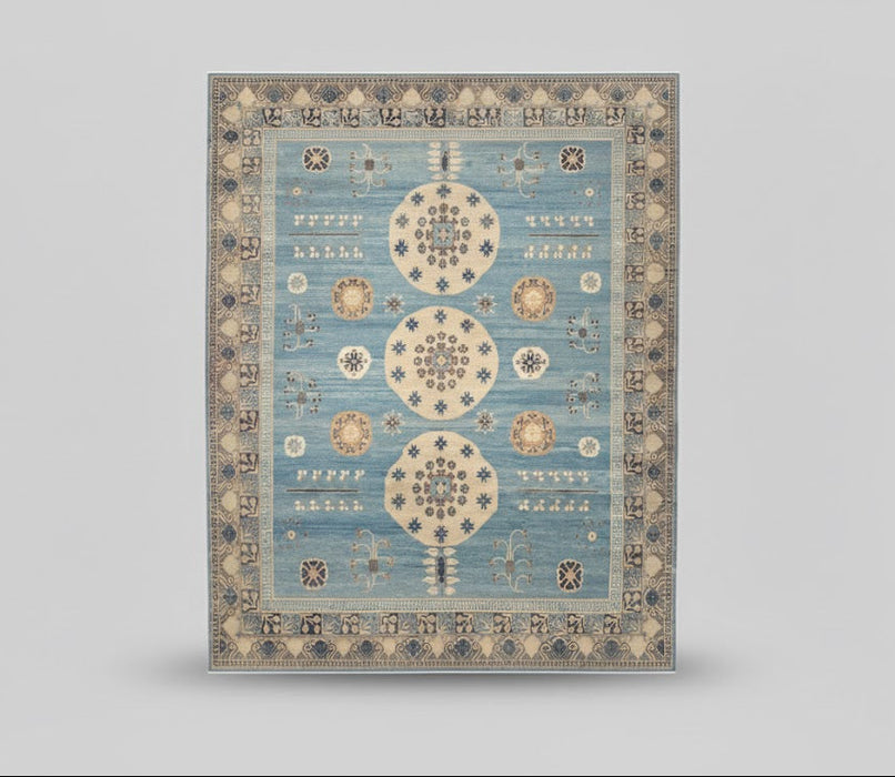 Khotan Samarkand Large Hand made Oriental Rug, size 10' 3" x 12' 6"