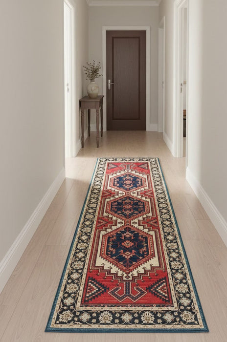 Timeless Beauty, Woven by Hand. Antique Bidjar Persian Rug, size 2' 11" x 10' 5"