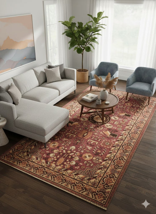 Antique Khotan Samarkand Rug, circa 1910's, size 5" x 9' 4"