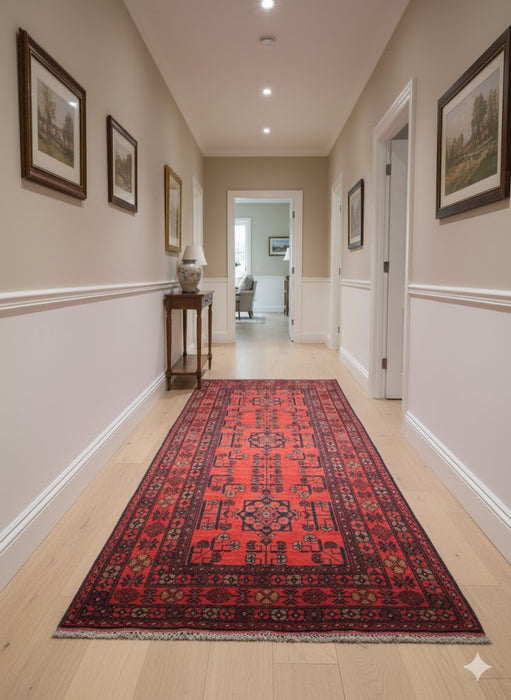 Terkaman Tribal Afghan Oriental Rug, 2' 7" x 6' 8" (C)