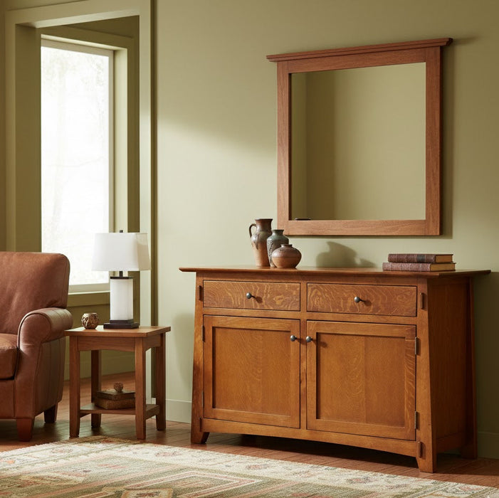 Mission / Arts and Crafts Solid Quarter Sawn Oak Cabinet - Model A34